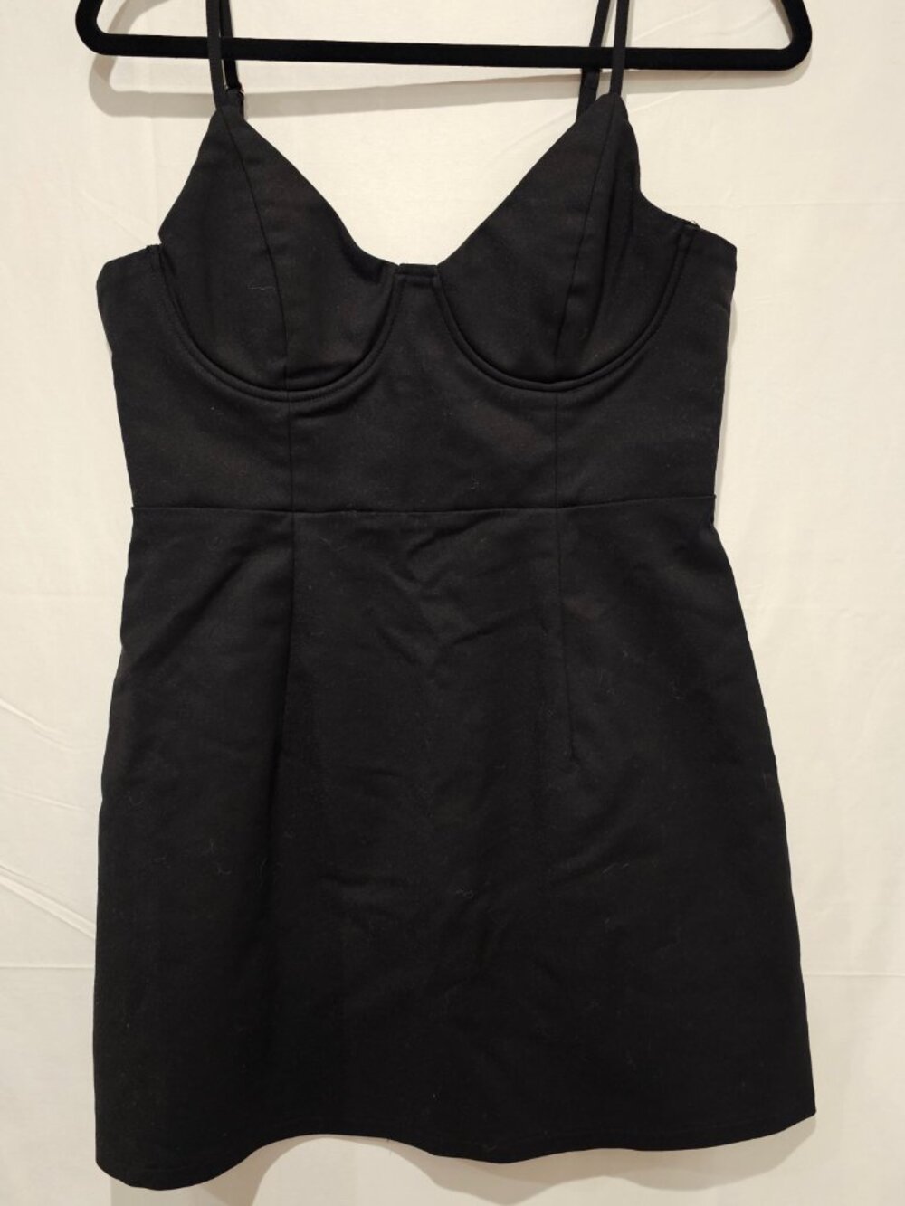 Princess Polly Novella Mini Dress Black Bodycon Sleeveless Women's Size 14